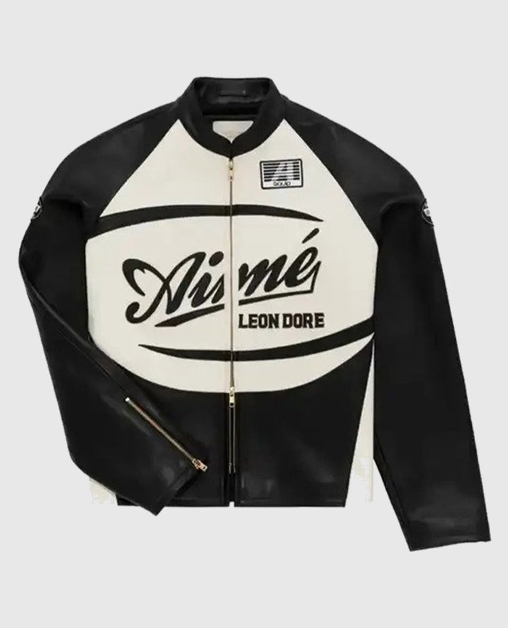 Lebron James Aime Leon Dore Leather Jacket