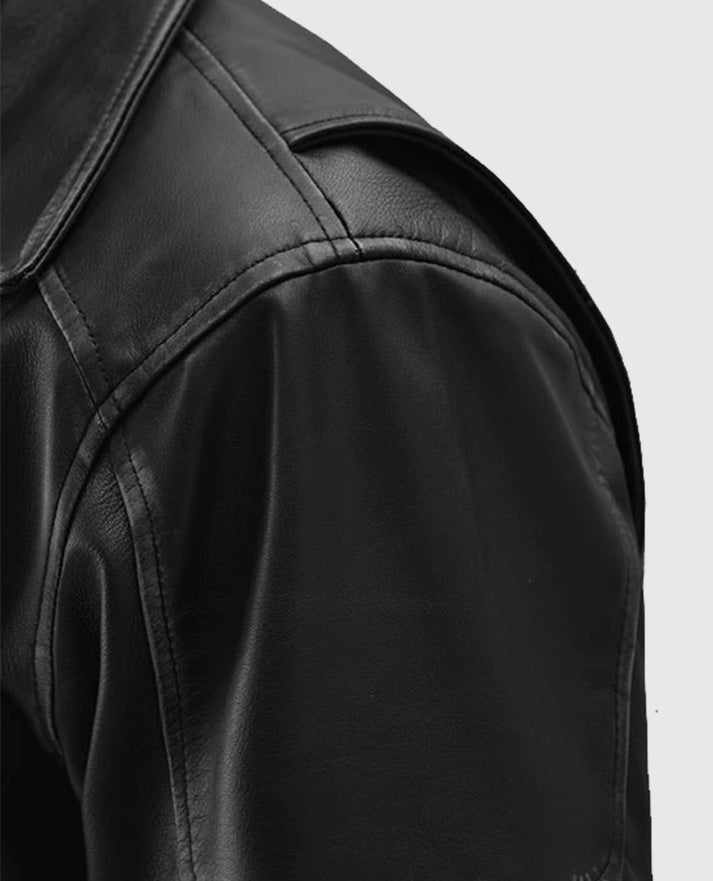 Men's Leather Street Style Biker Jacket