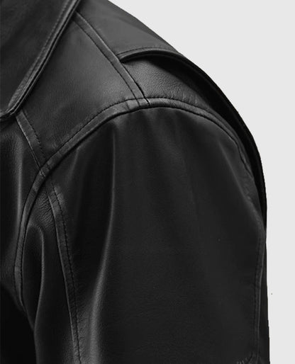 Men's Leather Street Style Biker Jacket