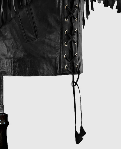 Men's Fringe Leather Jacket