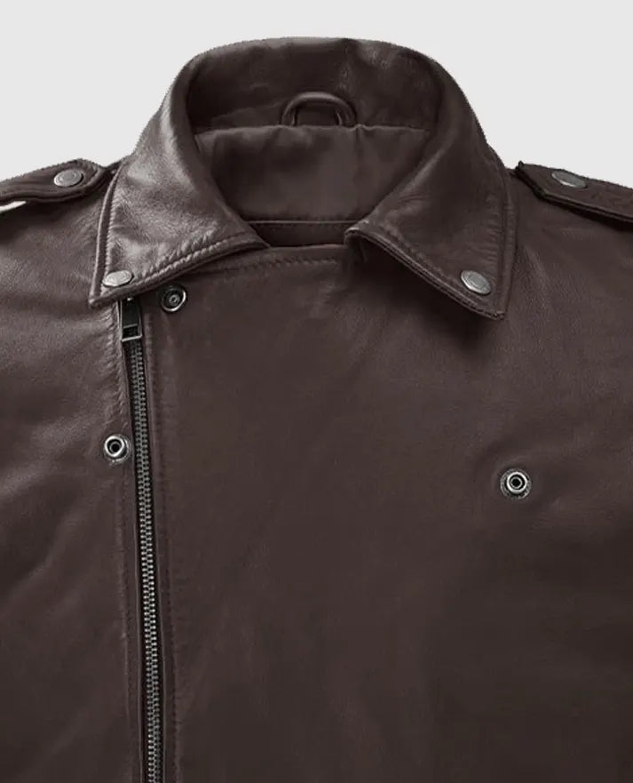Men's Brown Rutland Riding Leather Jacket