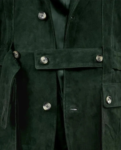 Men's Forest Suede Safari Leather Blazer