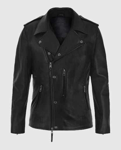 Jim Carrey Black Leather Jacket
