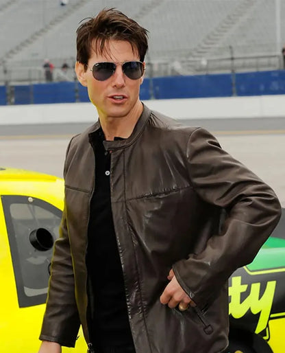 Tom Cruise Brown Leather Jacket