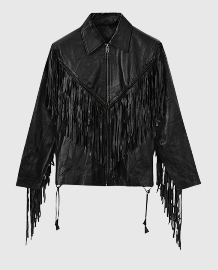 Men's Fringe Leather Jacket
