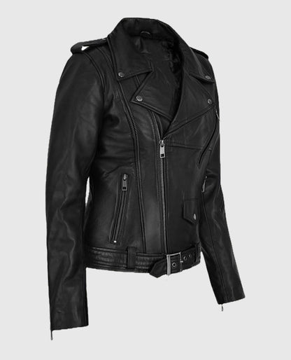 Claire Foy The Girl in the Spider's Web Leather Jacket