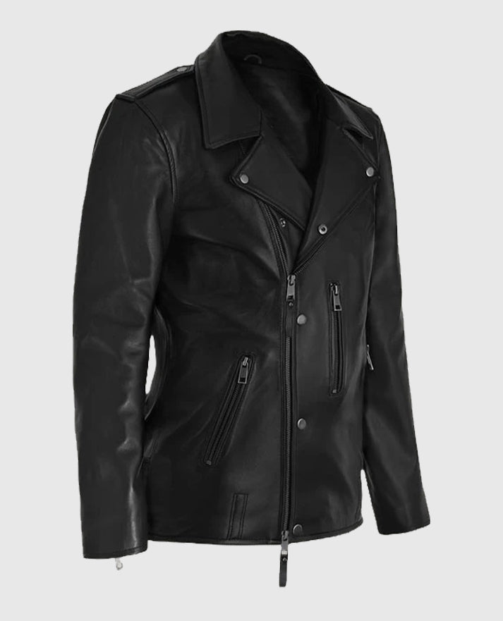 Jim Carrey Black Leather Jacket