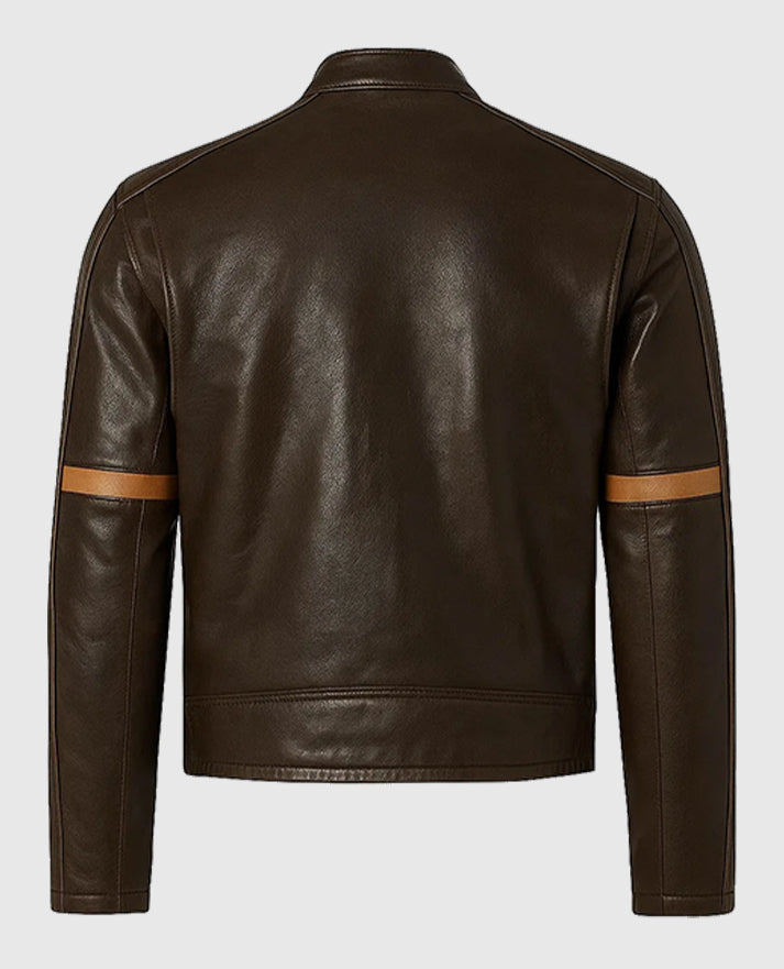 Tom Cruise War of Worlds Brown Leather Jacket