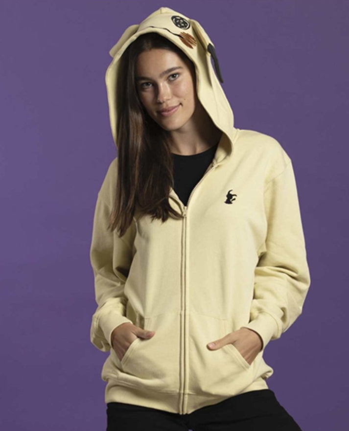 Mimikyu Themed French Terry Zip-Up Hoodie