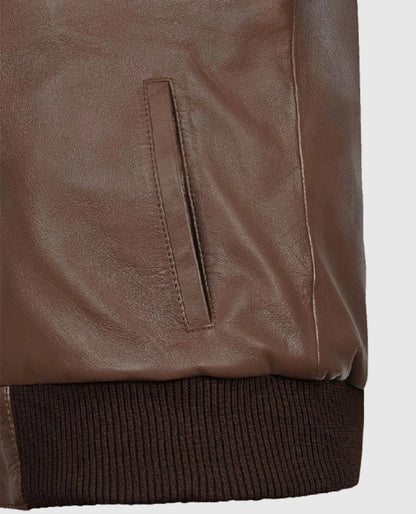 Men's Bomber Leather Hunter Jacket