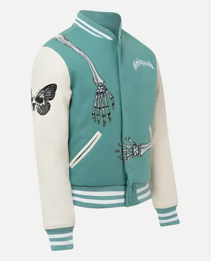 Godspeed Skull Rod Varsity Halloween Jacket