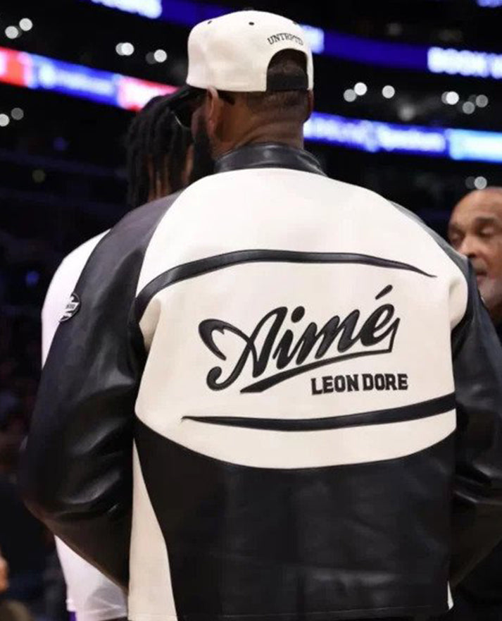 Lebron James Aime Leon Dore Leather Jacket