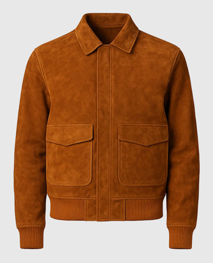 David Beckham Save Our Squad Suede Leather Jacket