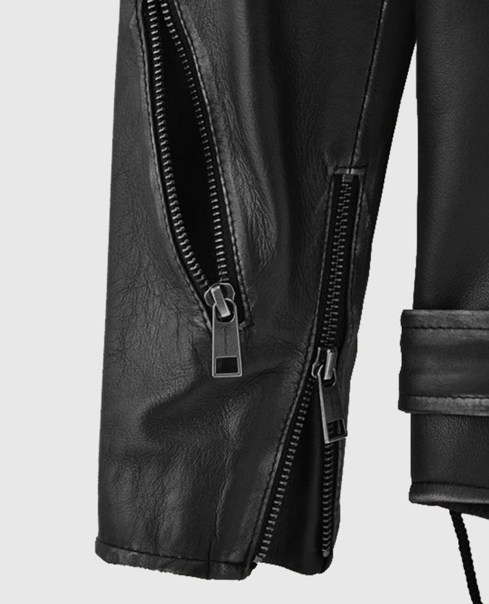 Men's Leather Street Style Biker Jacket