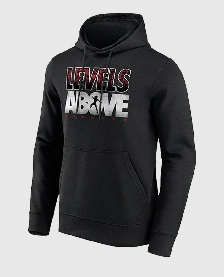 Roman Reigns Levels Above Black Hoodie