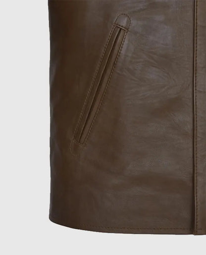 Tom Cruise Brown Leather Jacket