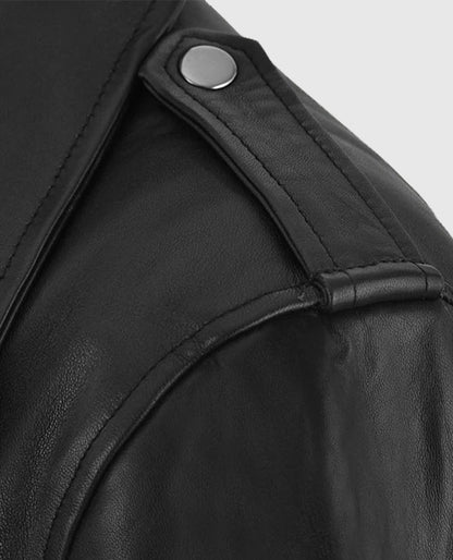 Jim Carrey Black Leather Jacket