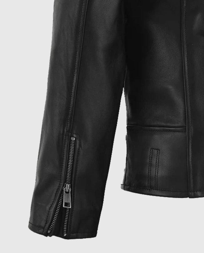 Jim Carrey Black Leather Jacket