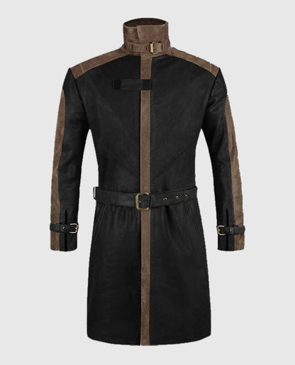 Aiden Pearce Watch Dog Leather Long Coat
