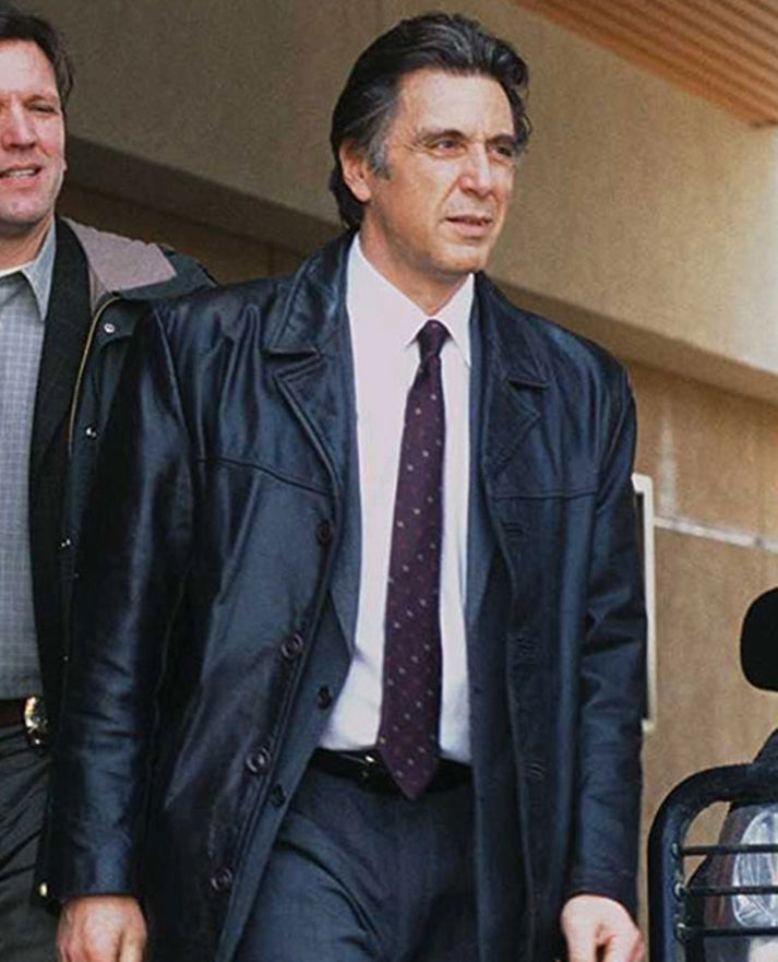 Al Pacino Insomnia Leather Trench Coat