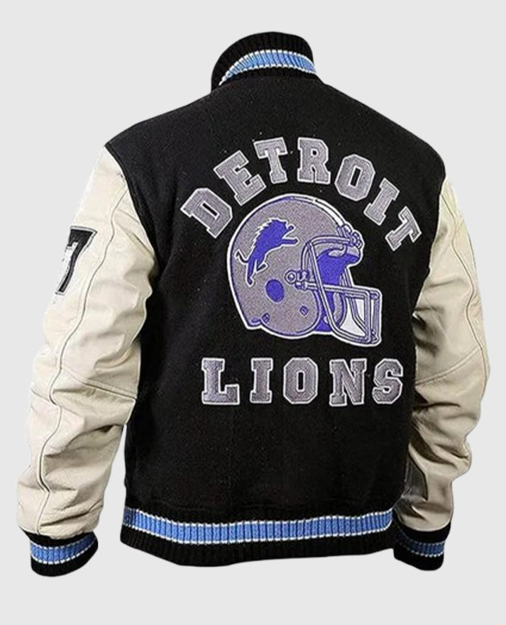 Axel Foley Blue Detroit Lions Jacket