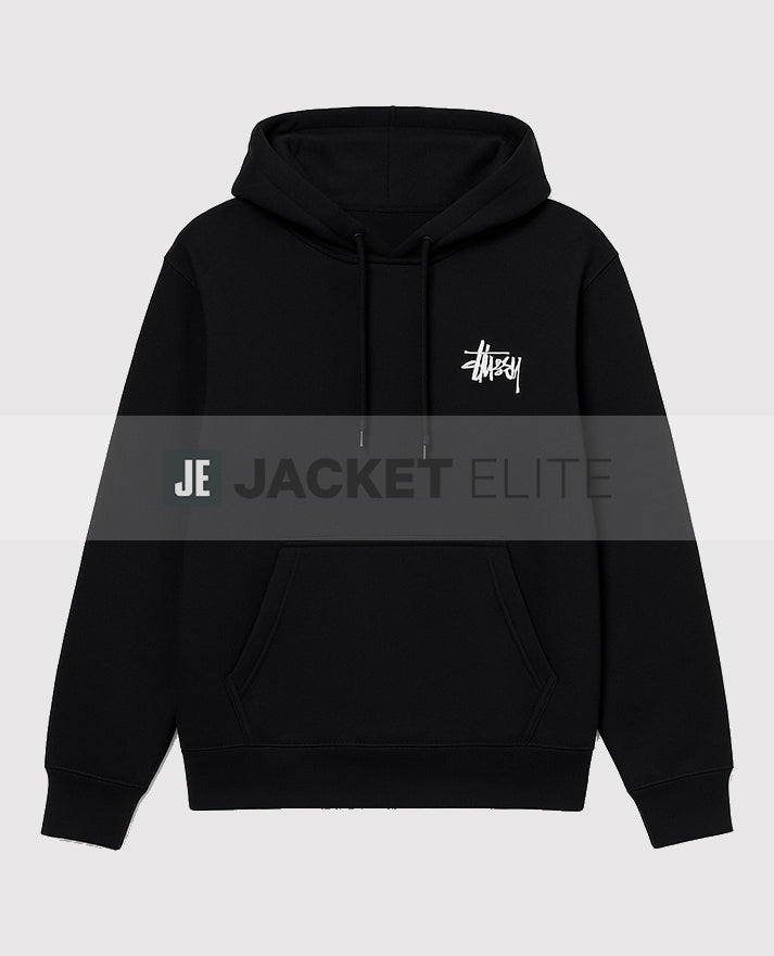 Basic Stussy Black Hoodie