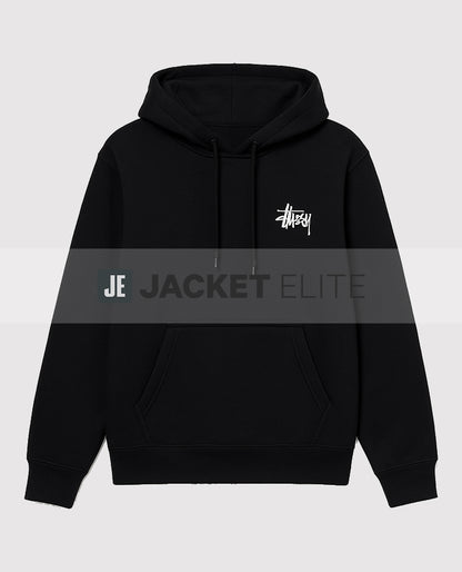 Basic Stussy Black Hoodie