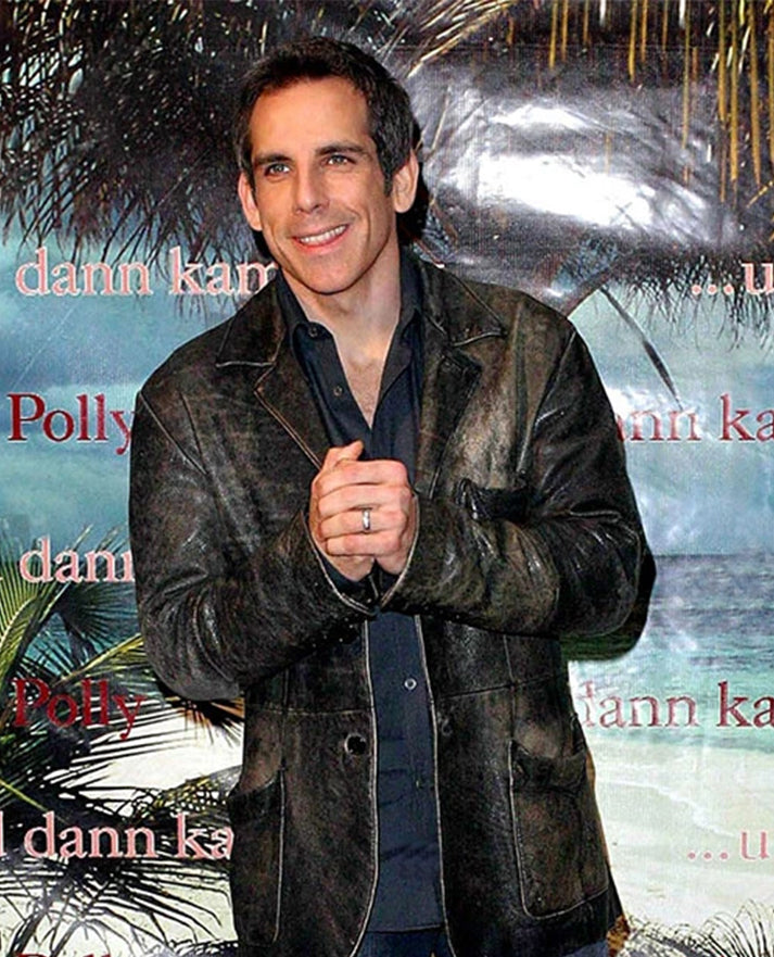 Ben Stiller Leather Blazer