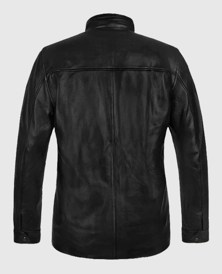 Blitz Jason Statham Black Leather Jacket