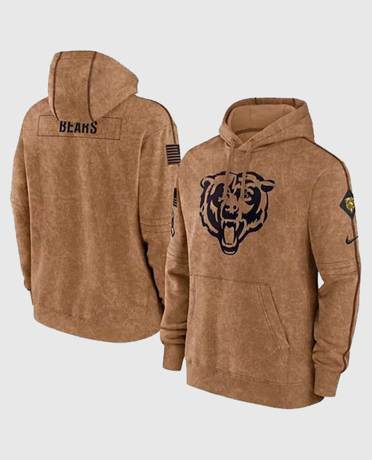 Chicago Bears Salute To Service Club Hoodie