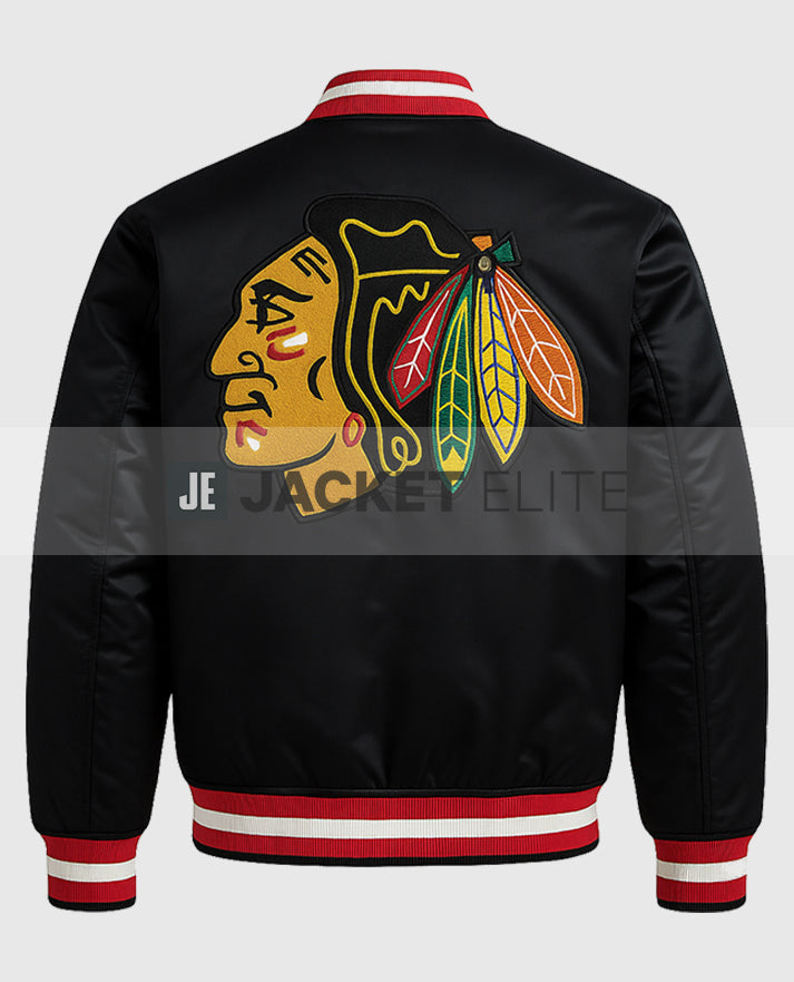 Chicago Blackhawks Starter Black Jacket