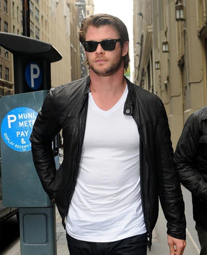 Chris Hemsworth Leather Jacket