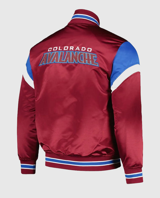 Colorado Avalanche Maroon Parachute Jacket