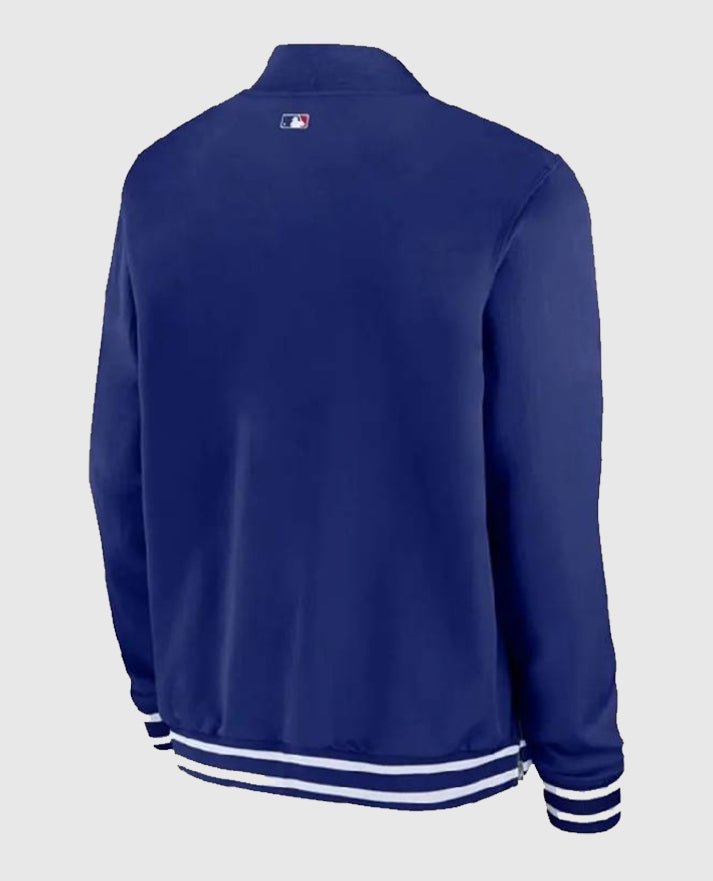 Dave Roberts LA Dodgers Blue Fleece Jacket