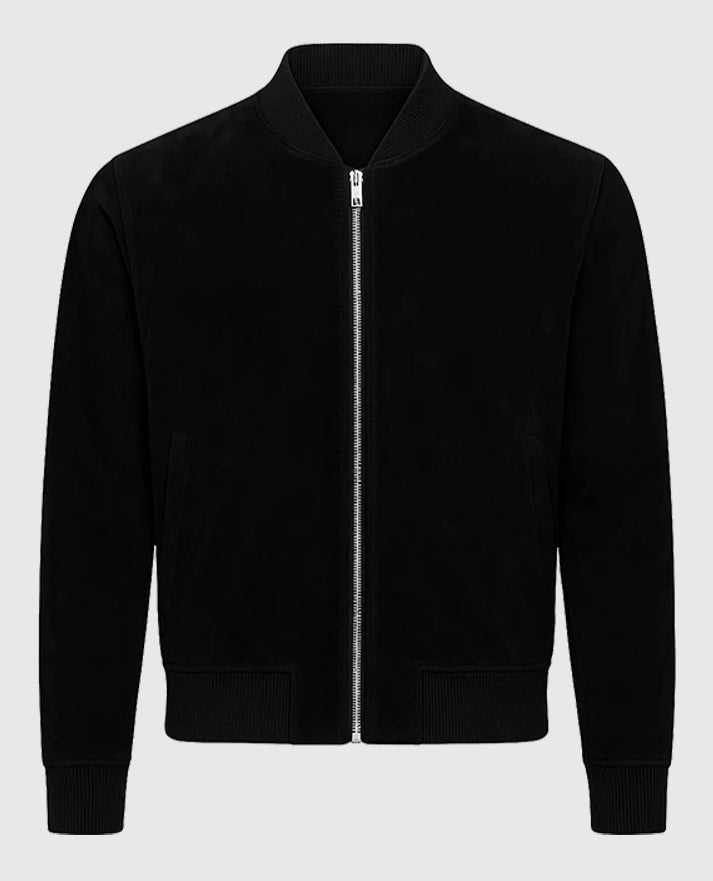 David Beckham Suede Leather Jacket
