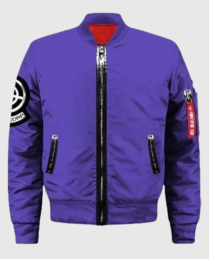 Dragon Ball Z Futuristic Capsule Inc Varsity Jacket