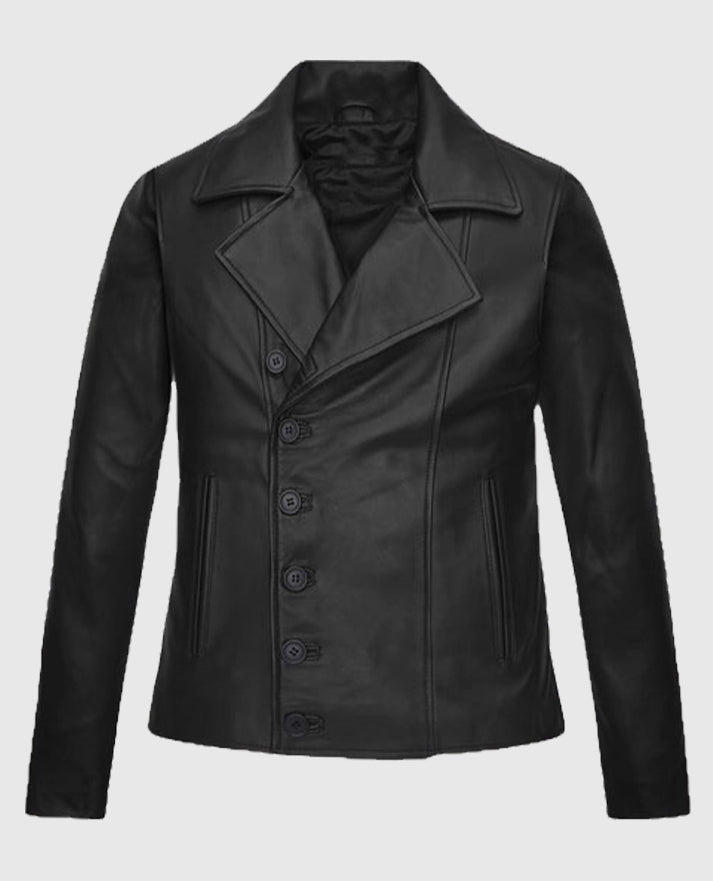 Emma Stone Black Leather Jacket