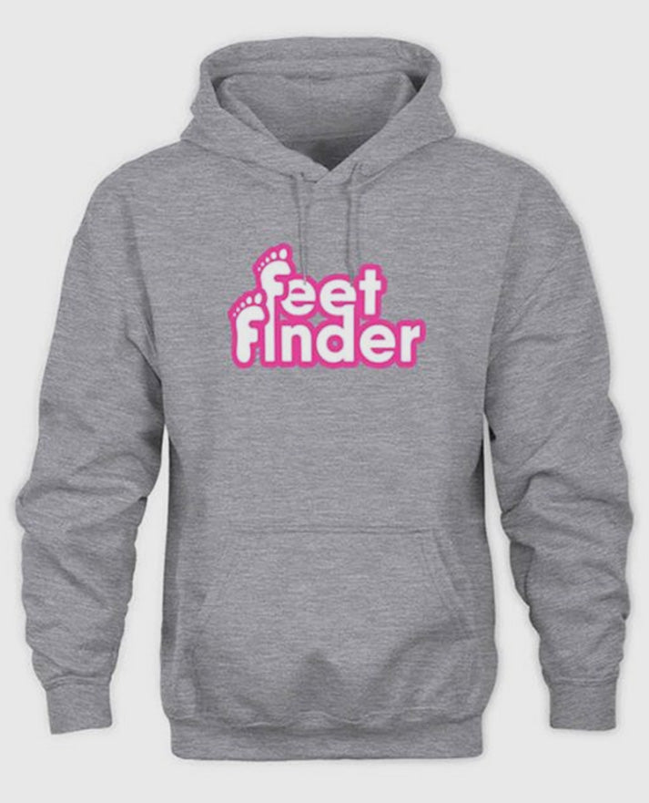 Feet Finder Grey Hoodie