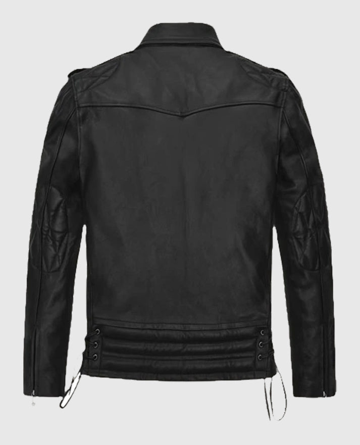 Freddie Mercury Black Biker Leather Jacket