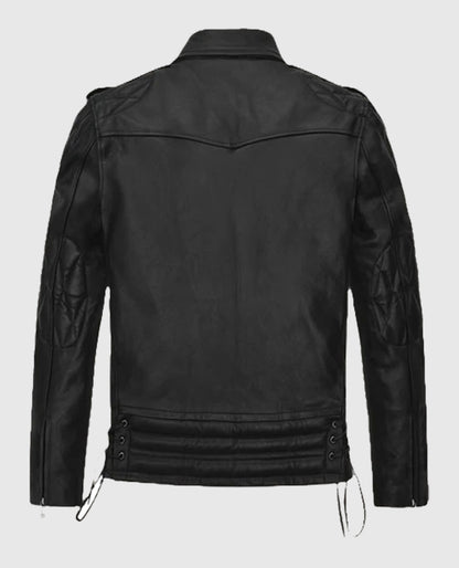 Freddie Mercury Black Biker Leather Jacket