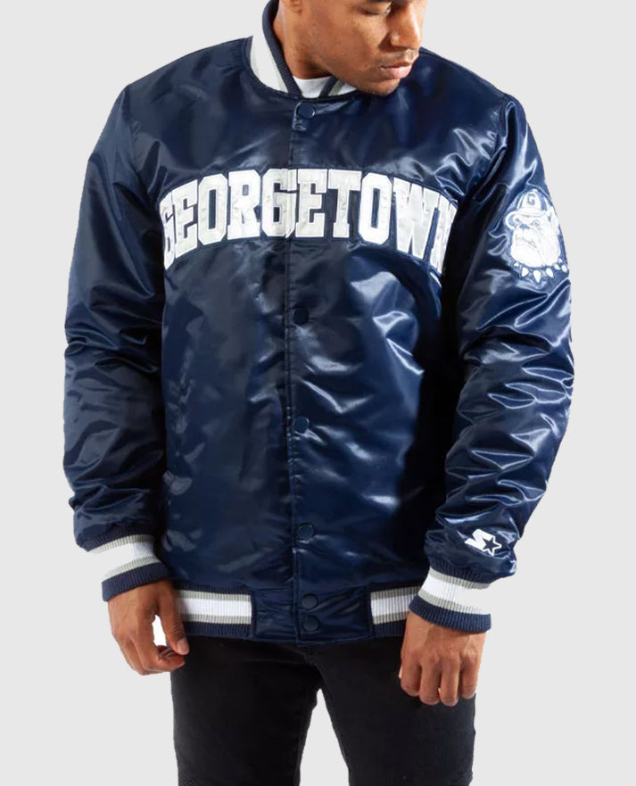 Georgetown Blue Starter Jacket