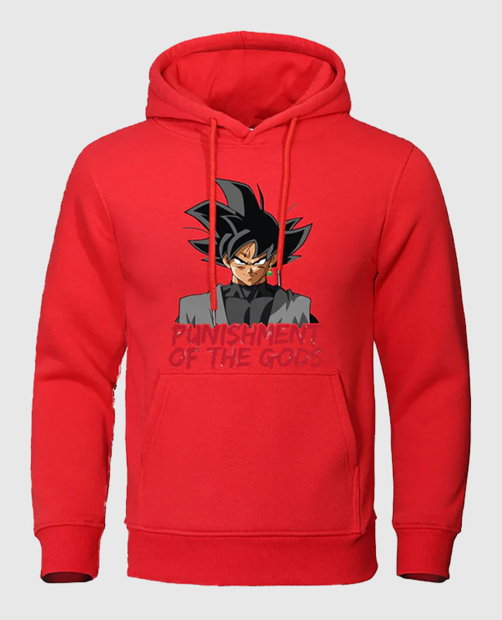 Goku Red Punishment Fleece Hoodie