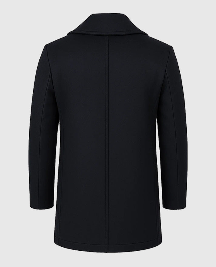 Harry Da Souza Tom hardy MobLand Black Wool Long Coat