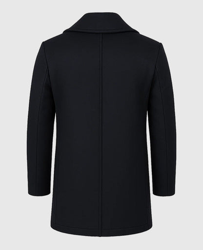 Harry Da Souza Tom hardy MobLand Black Wool Long Coat