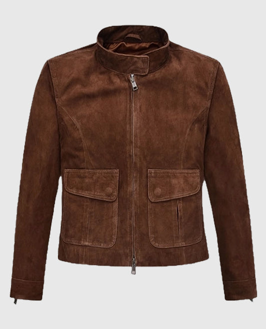Hayley Atwell Mission Impossible Brown Leather Jacket