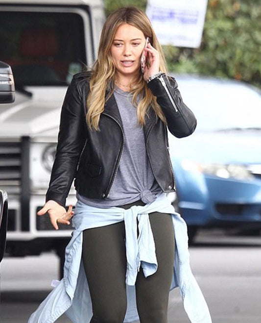 Hilary Duff Leather Jacket