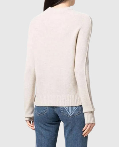 Hoda Kotb Heart Grey Sweater