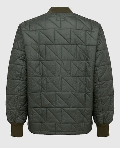 Jabari Banks Bel-Air 2022 Grey Quilted Jacket