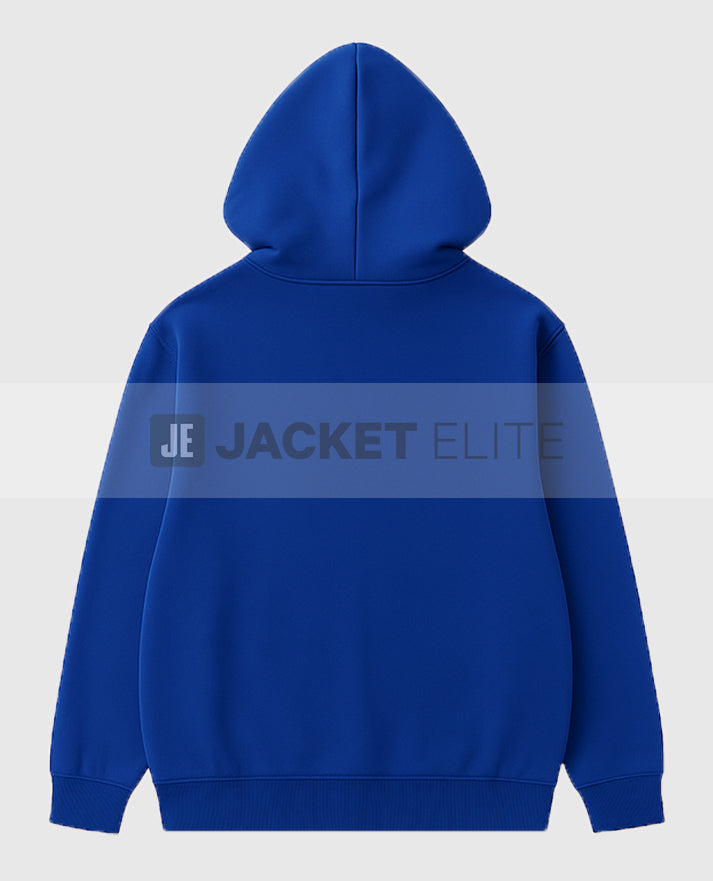 Juice WRLD 999 Blue Fleece Hoodie