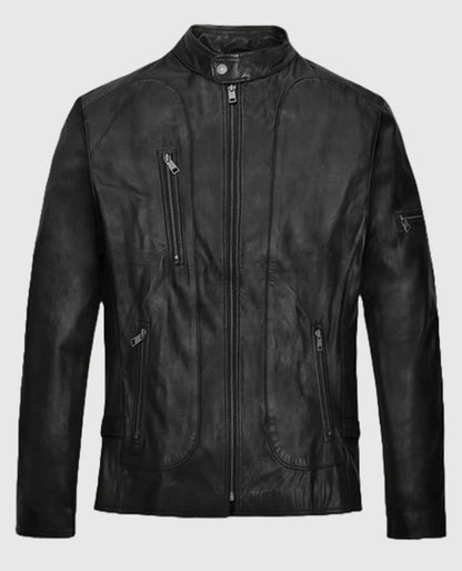 Justin Timberlake Guys Choice Awards Black Leather Jacket
